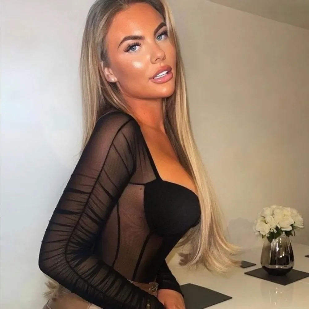 Black bustier